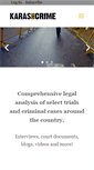 Mobile Screenshot of karasoncrime.com